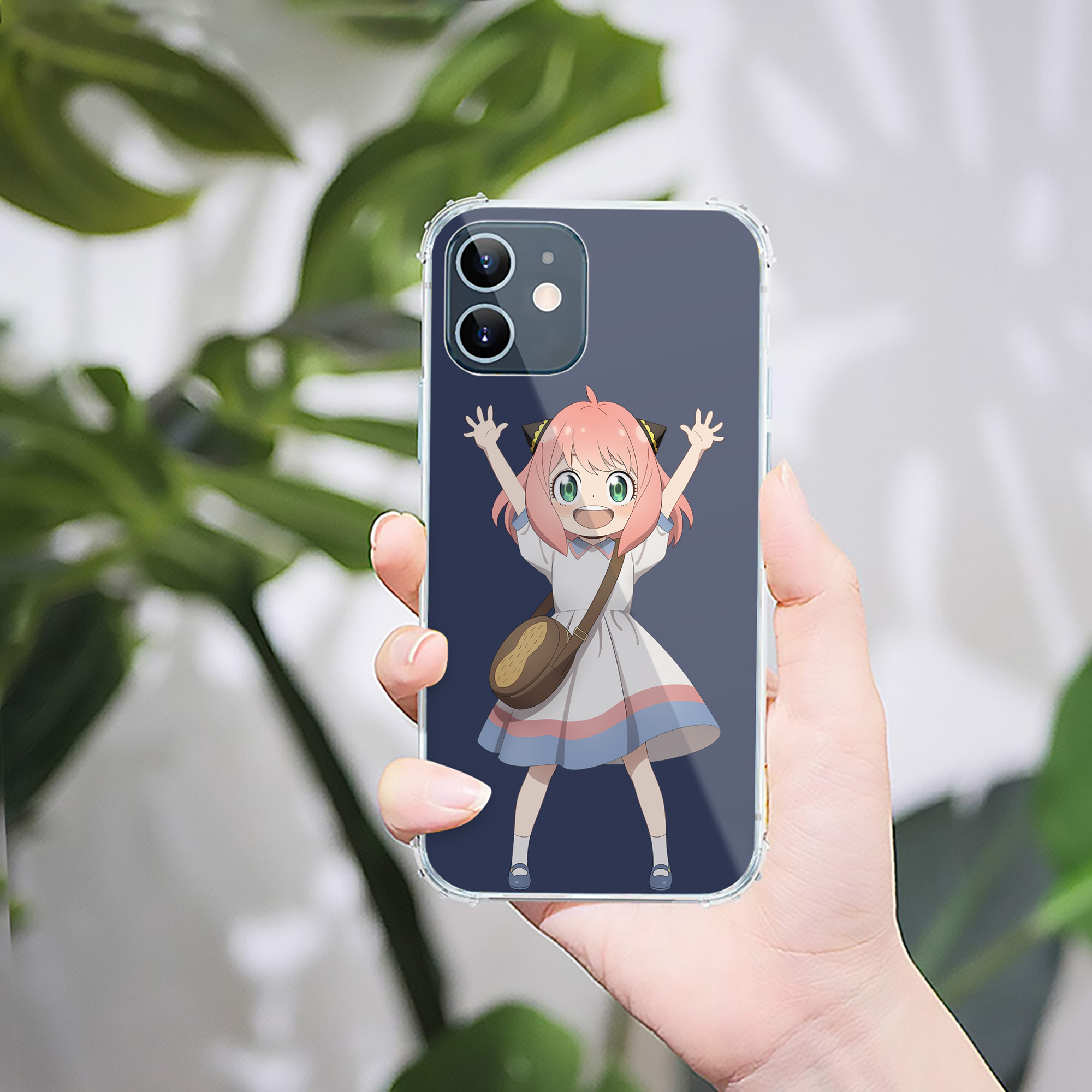 （画像用） SPY×FAMILY间谍家家酒 【iPhone 12シリーズ対応】透明スマホケース（クリアソフトケース）